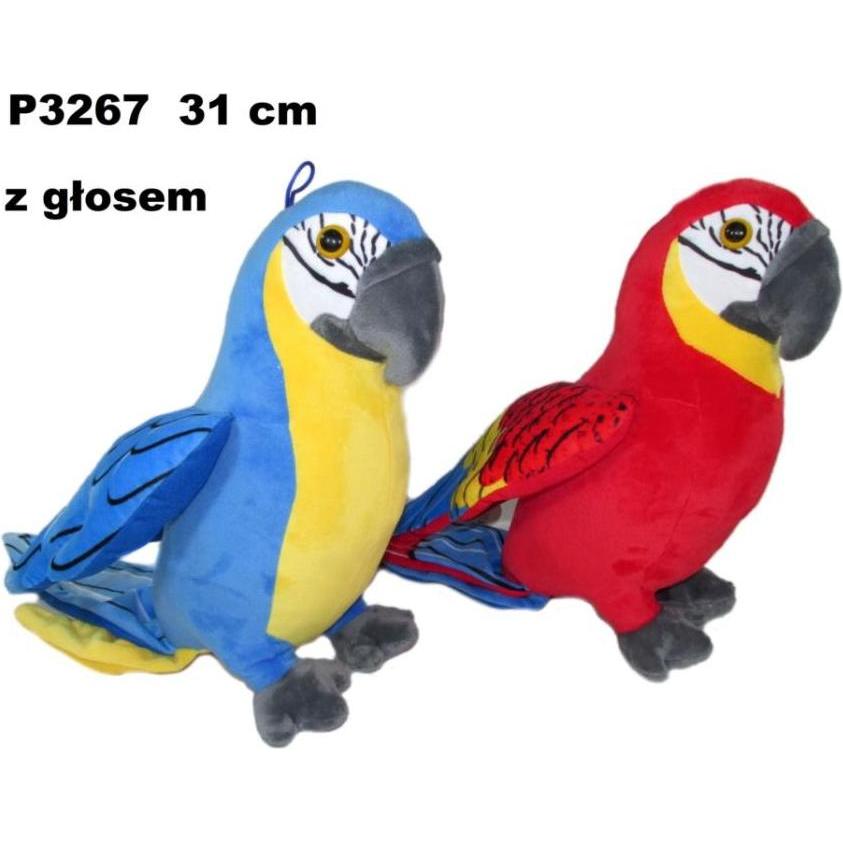 Sunday Bikes Papagei mit Stimme 31cm MIX