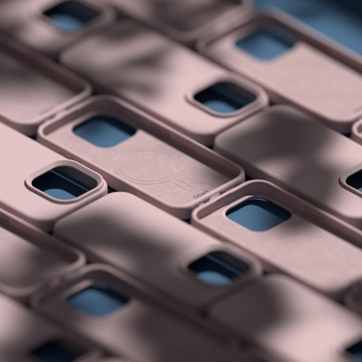 Actual product image Etteri Silicone Mag case for iPhone 15 Pro Max 6,7" light pink (Apple iPhone 15 Pro Max)