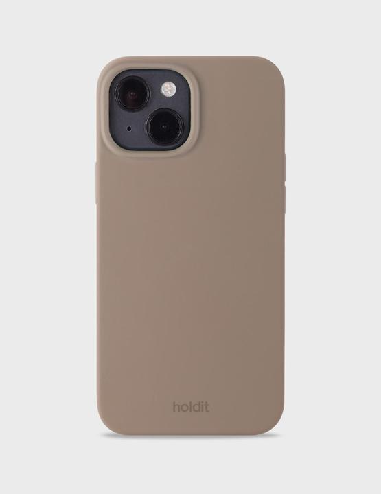 Produktbild Holdit Back Cover Silicone iPhone 14 Mocha Brown (Apple iPhone 14)