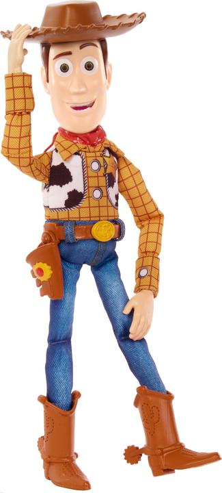 Actual product image Disney Mattel Pixar Toy Story Roundup Fun Woody Large Talking Posable Figure