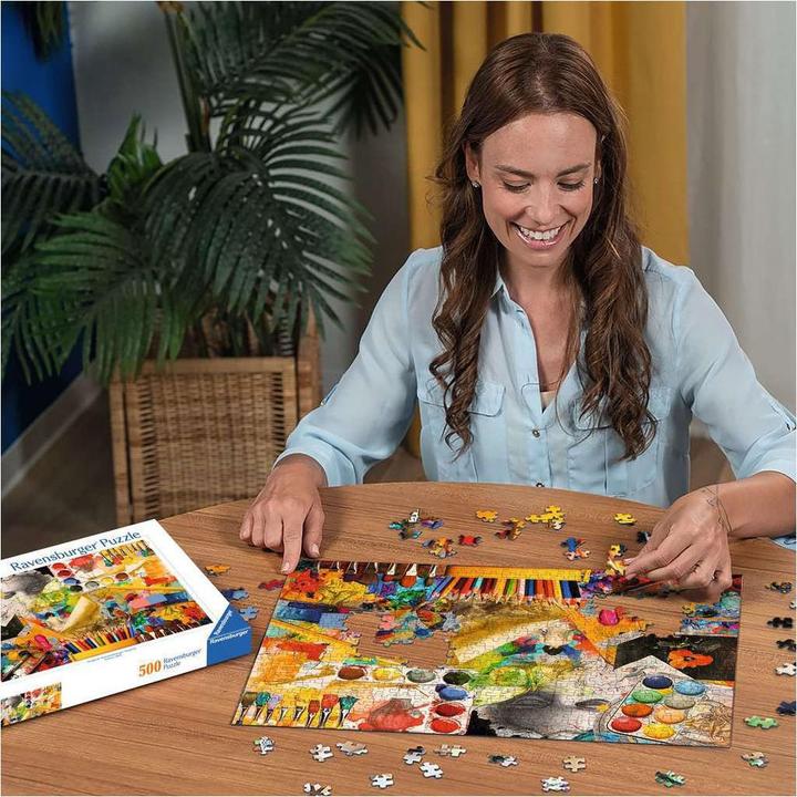 Image du produit Ravensburger Erwachsenenpuzzle 500 Teile - Künstleratelier (500 pièces)