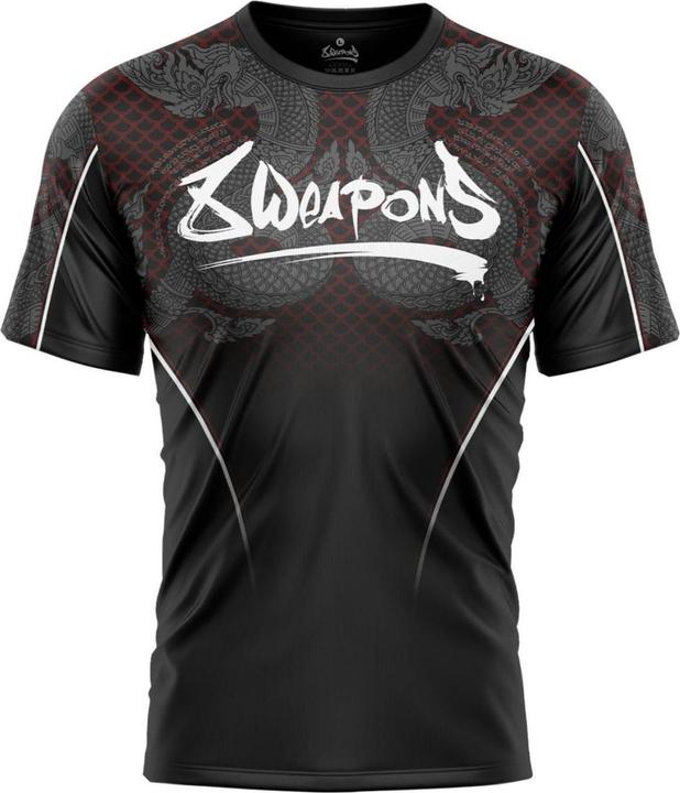 Actual product image 8Weapons Functional T-Shirt, Naga Yant, black-red XL (XL)