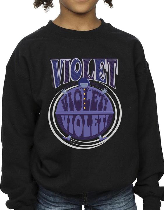Produktbild Willy Wonka & the Chocolate Factory Violet Turning Violet Sweatshirt Mädchen (152, 158)