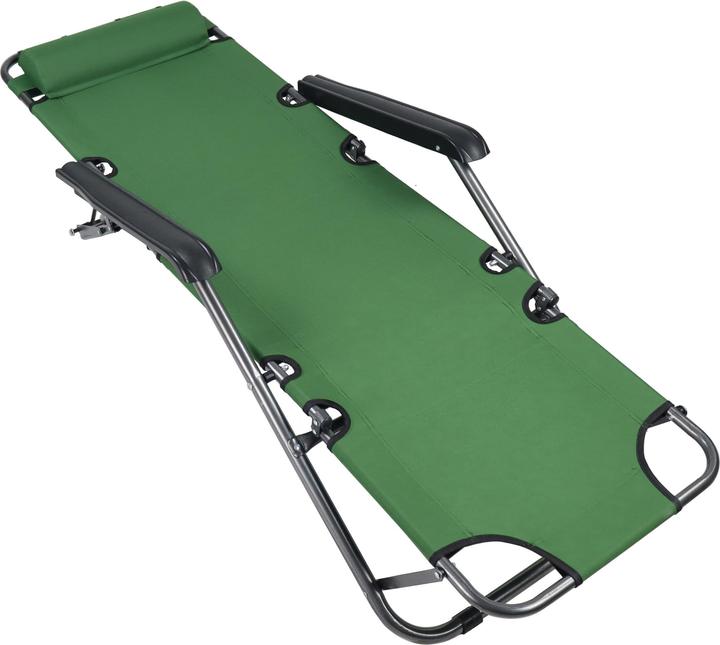 Produktbild VCM Sonnenliege Liegestuhl Gartenstuhl Malto (153 cm)