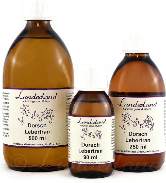 Produktbild Lunderland Dorschlebertran Ergänzungsfutter 250 ml (1 Stk., 264 g)