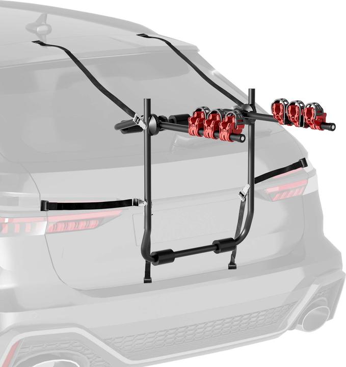 Produktbild Wiltec Kofferraum Fahrradträger 3 Fahrräder Heckfahrradträger Fahrradheckträger