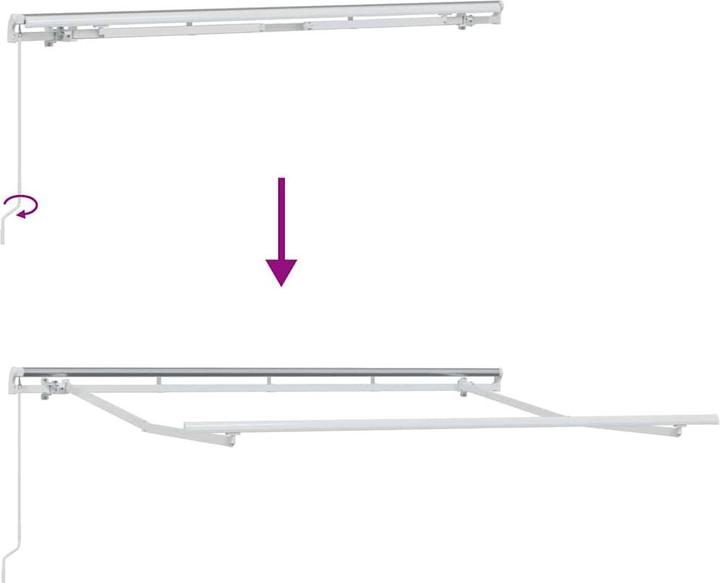 Produktbild vidaXL Einziehbare Markise (2 m)