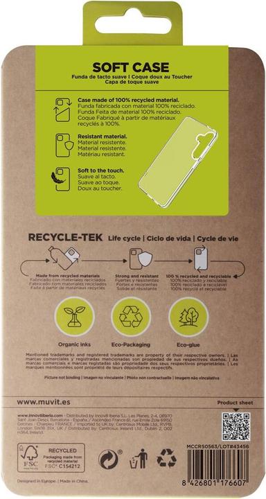 Produktbild Muvit Handyhülle for Change Samsung Galaxy S25 Plus Galaxy S25+ (Samsung Galaxy A35, Samsung Galaxy S25, Samsung Galaxy S25+)