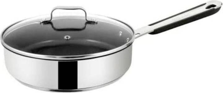 Produktbild Tefal Jamie Oliver Kitchen Essentials Schmorpfanne (25 cm, Bräter + Schmortopf, Edelstahl)