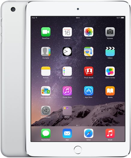 Apple iPad mini 3 (4G, 7.90", 128 GB, Silver)
