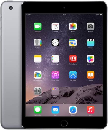 Apple iPad mini 3 (4G, 7.90", 64 GB, Grey)