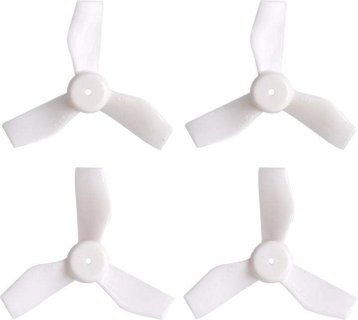 Immagine prodotto Dronefactory Elica Gemfan a 3 pale da 31 mm (albero da 1,0 mm), bianca (Eliche per droni)