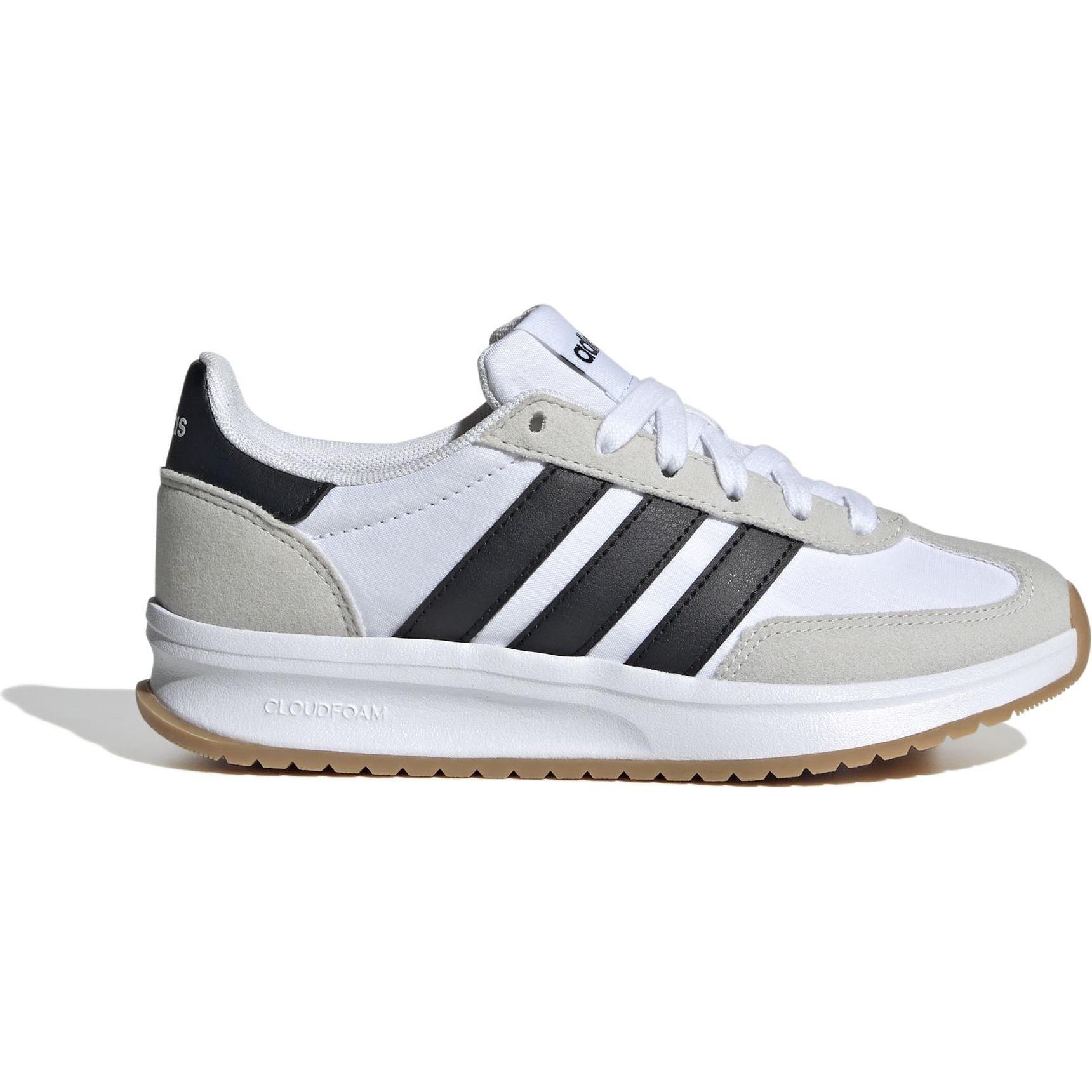 Adidas, Bambini, Sneaker, Kid's Run 70s 2.0, Bianco, Nero, Grigio, (36.5)