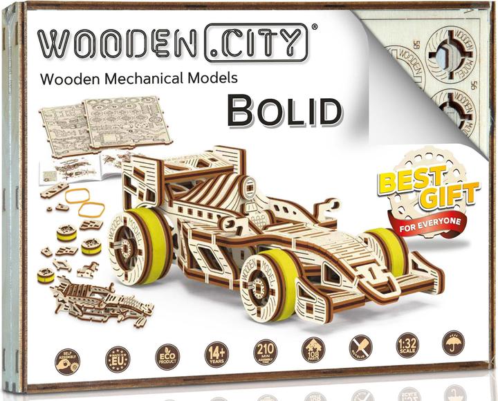 Actual product image WoodenCity Race car