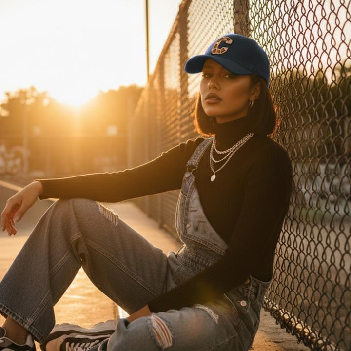 Actual product image Avizar Cap Streetwear Patch C Leopard Style