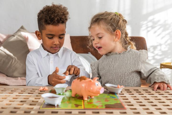 Productafbeelding Jumbo poepvarken bordspel (Duits, Frans, 2 - 4 Spelers)