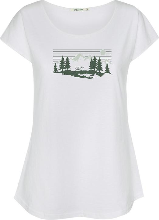 Actual product image Greenbomb T-Shirt Bike Mountain Land (XS)