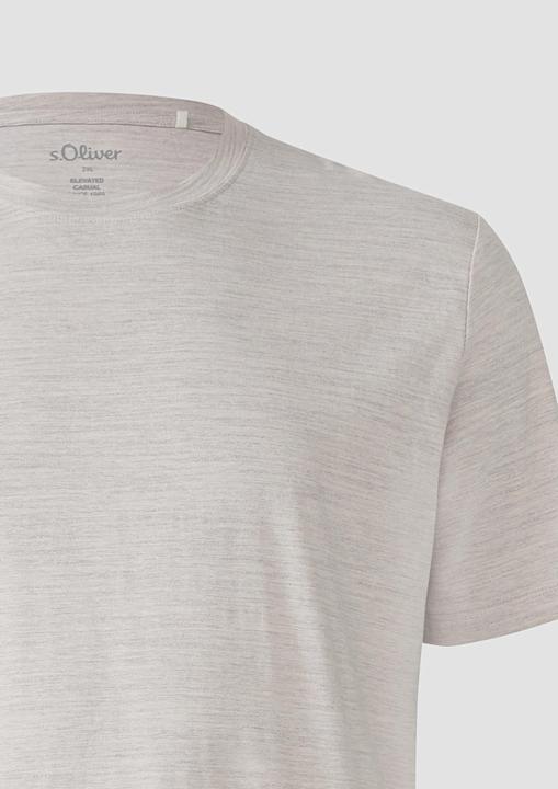 Immagine prodotto S.Oliver T-Shirt Meliertes T-Shirt aus Baumwollmix (XXL)