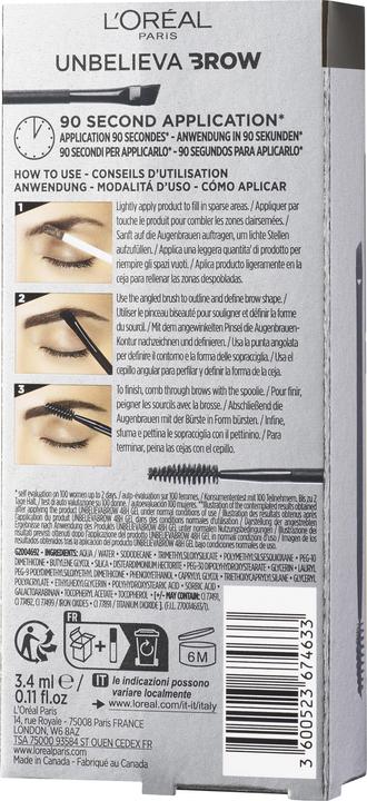 Produktbild L'Oréal Paris Unbelieva Brow (1.0 Ebony)