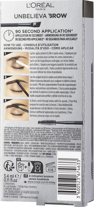 Image du produit L'Oréal Paris Unbelieva Brow (Ebony)
