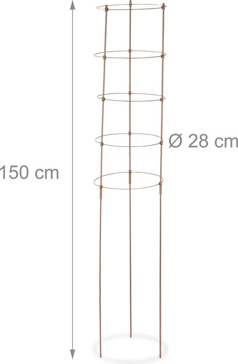 Produktbild Relaxdays 2x Rankhilfe (30 cm, 30 cm)