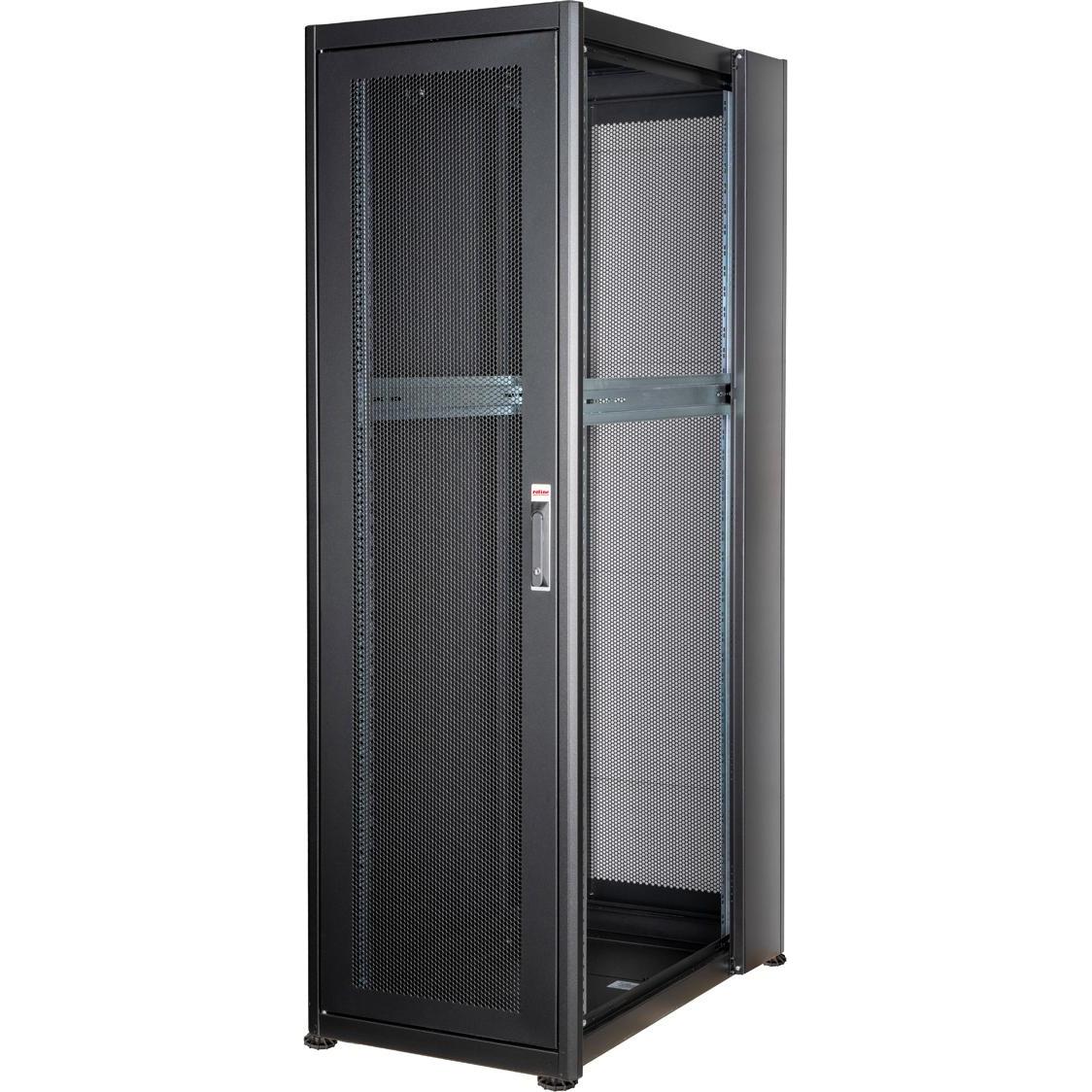 Thumbnail - Roline 19-Zoll Serverschrank Basic 42 HE (42 HE, 19 Zoll Rack), Serverschrank, Schwarz