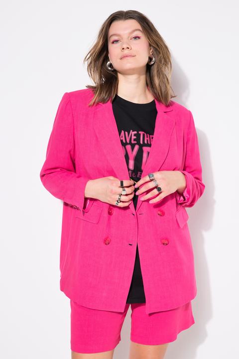 Immagine prodotto Studio Untold Blazer in misto lino dal taglio ampio con doppiopetto (46, 48)