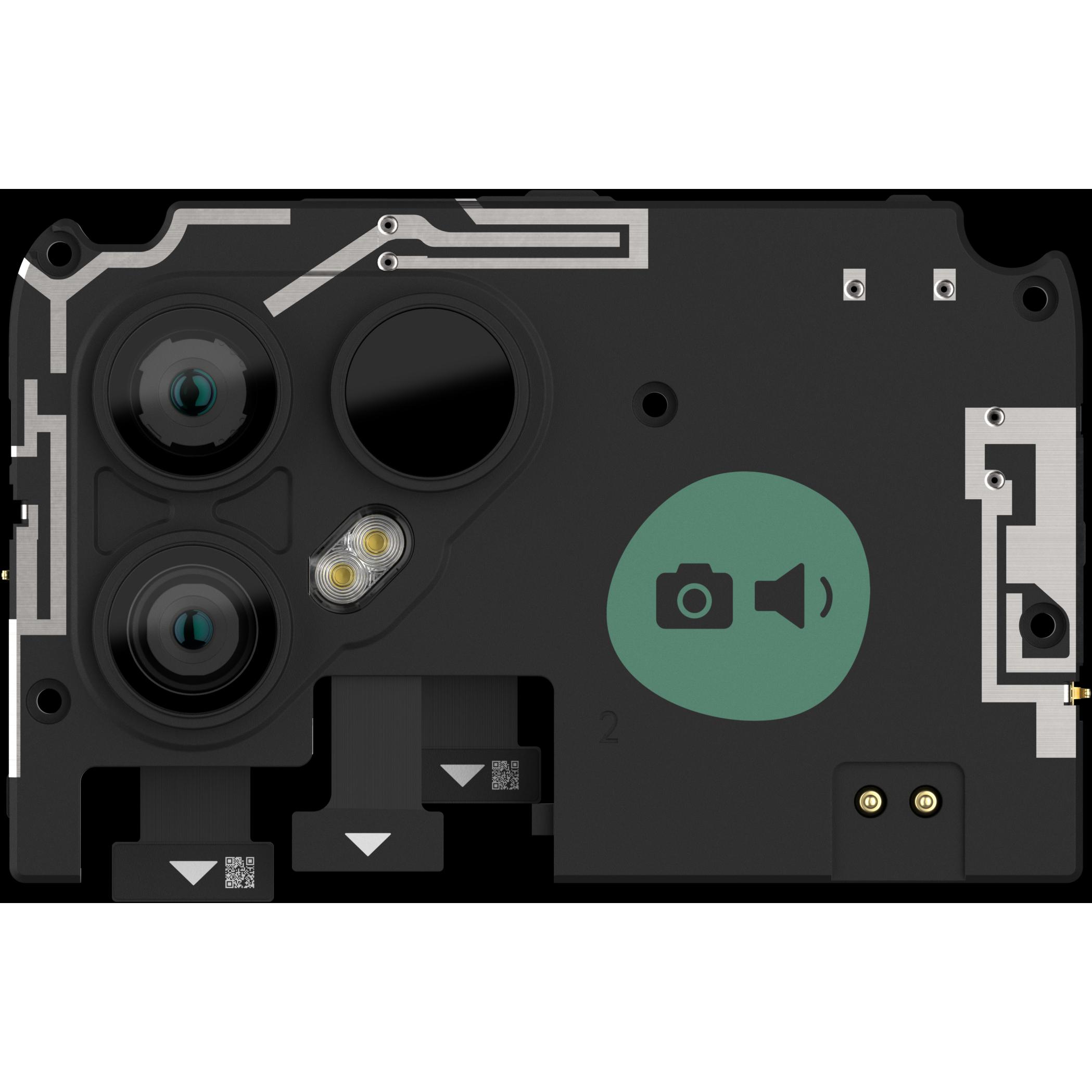 Fairphone Rear Cameras (Modul, Fairphone 4), Mobilgerät Ersatzteile, Schwarz