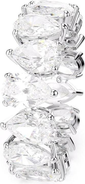 Produktbild Swarovski Matrix Vittore Ring Tropfenschliff Weiss Silber (52)