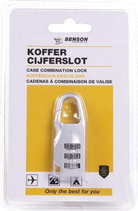 Actual product image Benson Case combination lock mix (Locks & Trailers)