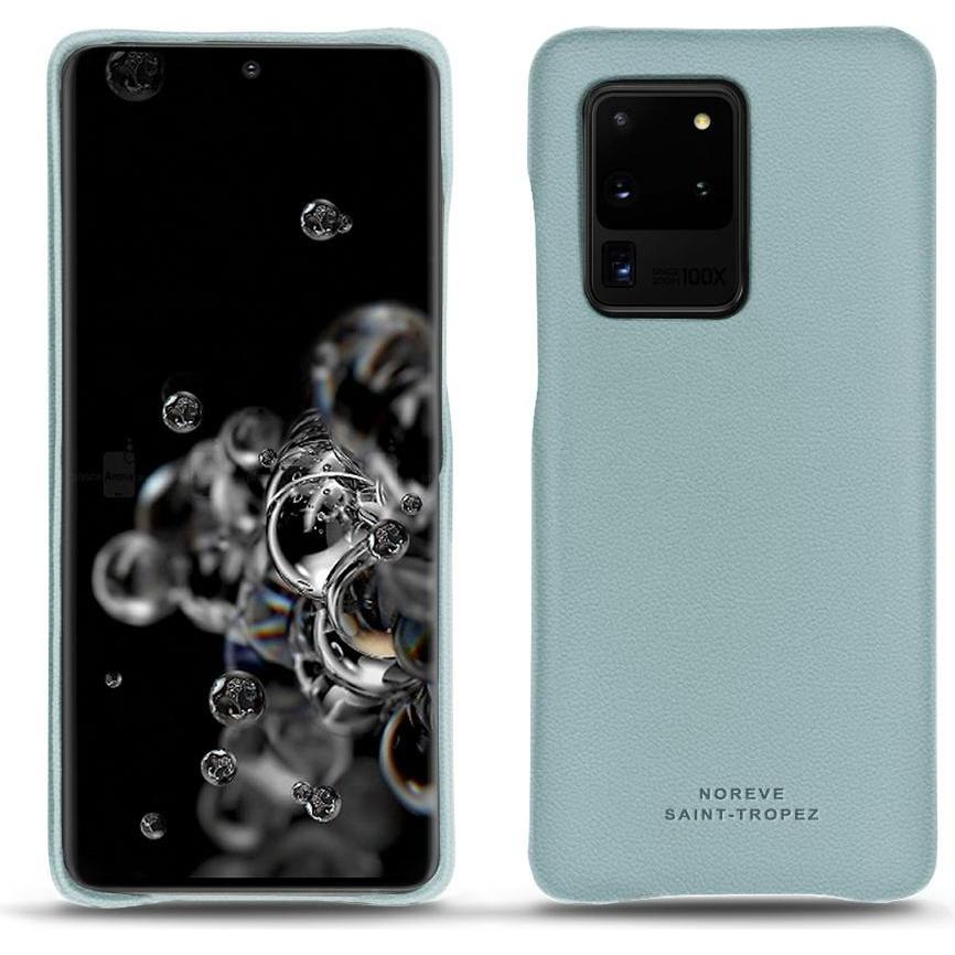Noreve Lederschutzhülle (Samsung Galaxy S20 Ultra 5G), Smartphone Hülle, Blau
