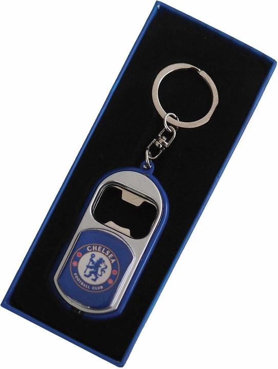 Actual product image Chelsea FC Bottle opener key ring with torch