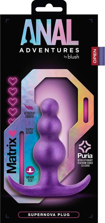 Produktbild Blush Novelties Anal Adventures Matrix Supernova Plug - Puria™ Silicone Anal Plug, Ultrasilk® Smooth