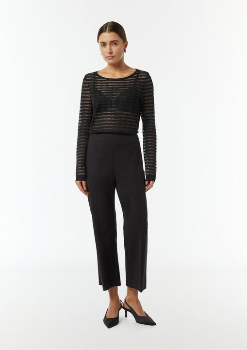 Image du produit Comma Strickpullover Feiner Strickpullover mit Transparenz-Effekt (36)