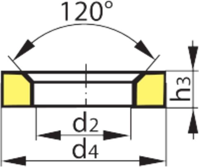 Produktbild Amf Kegelpfanne Form D (M10)