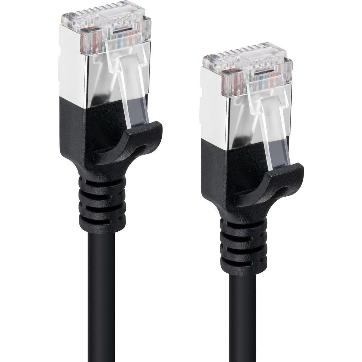 Thumbnail - MicroConnect CAT6A U-FTP Slim, LSZH, 10m (U/FTP, CAT6a, 10 m), Netzwerkkabel