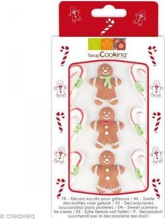 Actual product image ScrapCooking Sugar figures (9x)