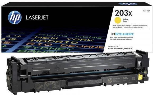 Actual product image HP 203x (Y)