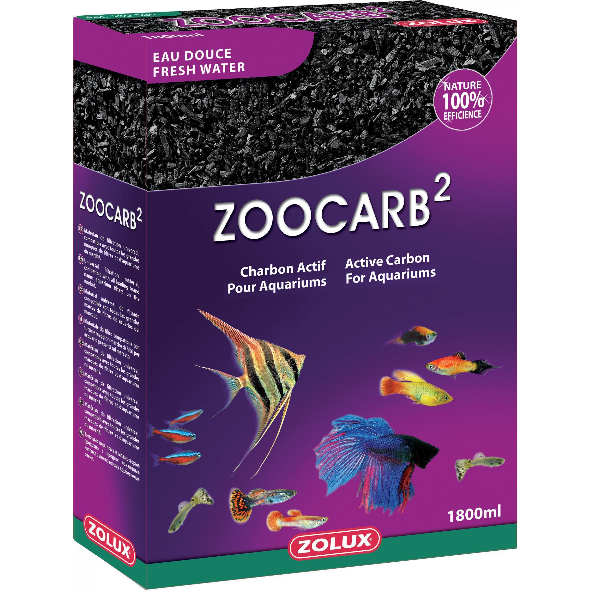Zolux Zoocarb 2 - english 1,8 l (Aussenfilter), Aquarium Filter