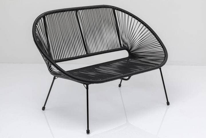 Image du produit Kare Design Banc Acapulco Noir (121 cm)