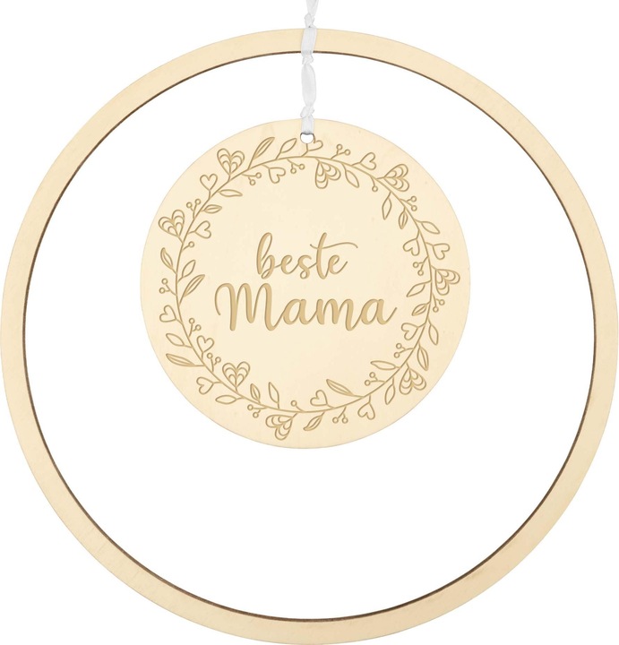 Produktbild Geschenkkörbe CH Holz Loop Muttertag "Beste Mama"
