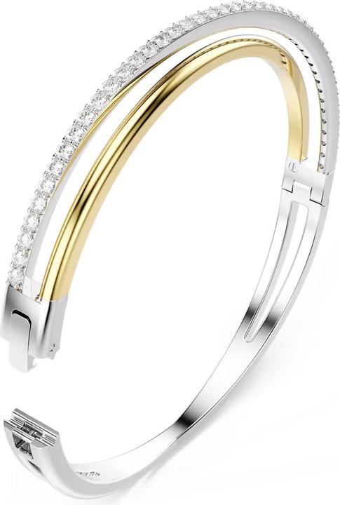 Produktbild Swarovski Hyperbola Armreif Rundschliff Weiss (5.40 cm, Swarovski Metall)