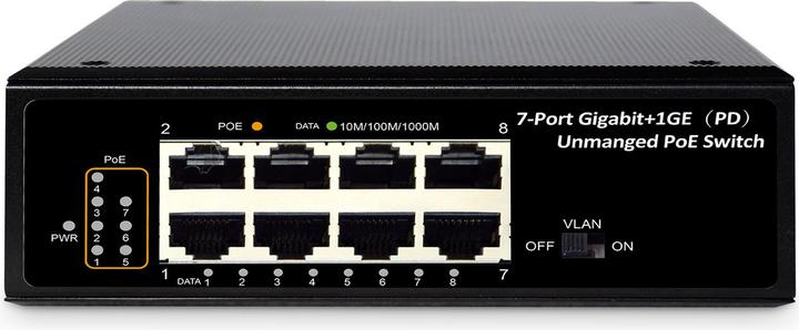 Image du produit Digitus Switch Industriel 7xgigabit Poe (7 ports)