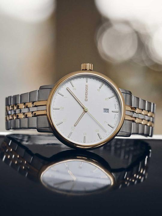 Immagine prodotto Wenger Classico urbano (Orologio da polso analogico, Fatto in Svizzera, 40 mm)