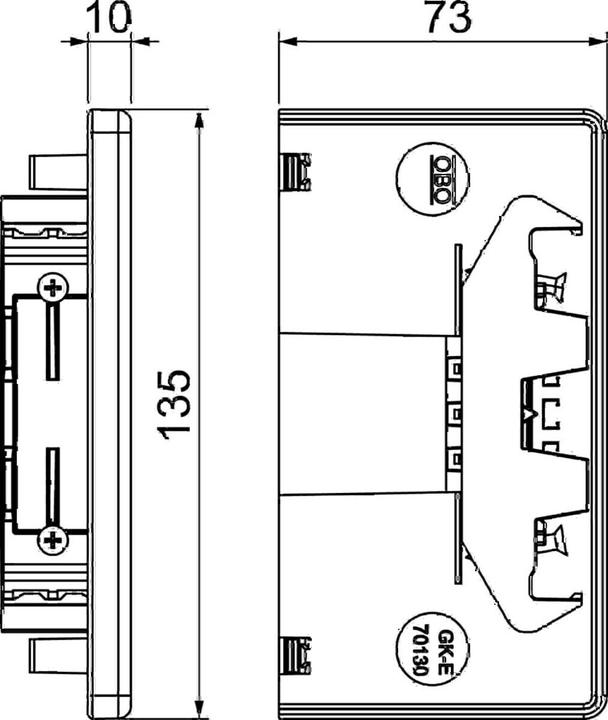 Image du produit OBO Bettermann extrémité
