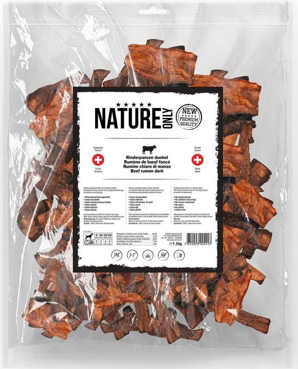 Nature Only ON Beef rumen dark 1.5Kg (Adult, 1 pcs., 1500 g)