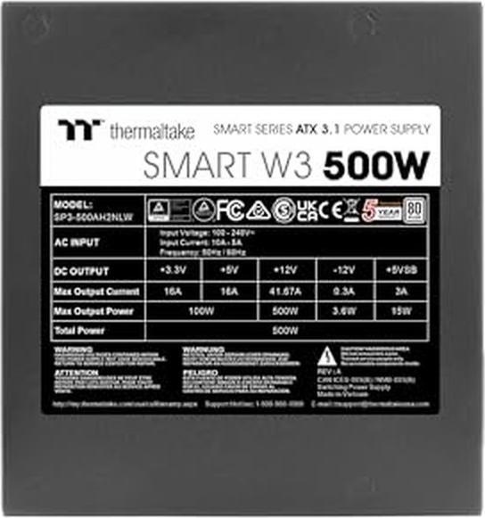 Image du produit Thermaltake TT Smart W3 0500W (500 W)