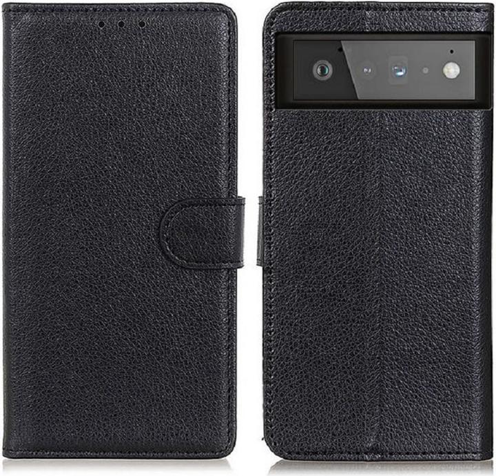 Actual product image MU Classic Litchi leather (Google Pixel 6)
