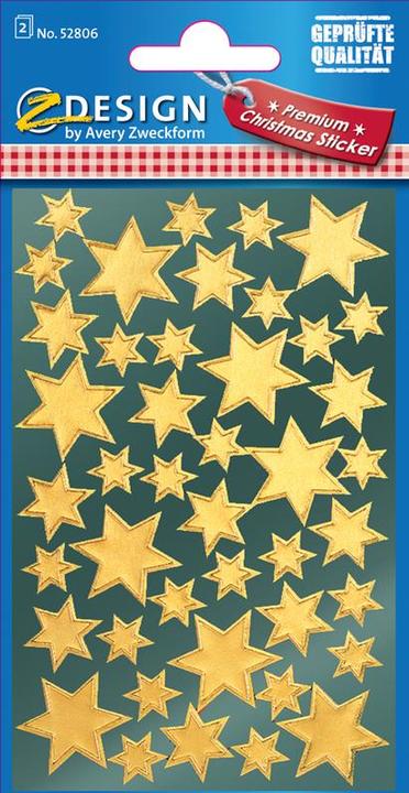 Actual product image Z-Design Christmas stickers