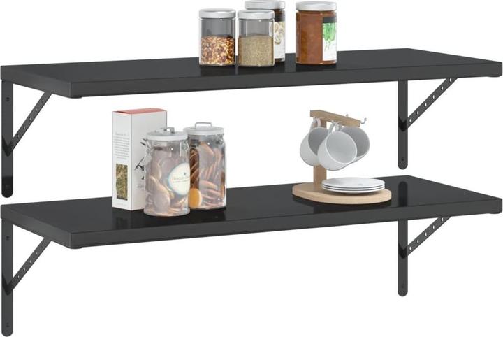 Image du produit vidaXL Étagères murales 2 pcs. 100 x 40 cm Noble (100 x 40 x 3 cm)